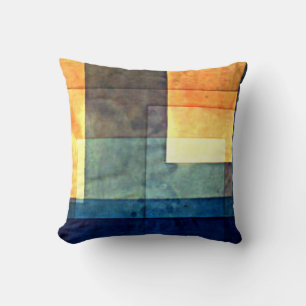 Klee - House on the Water Throw Pillow