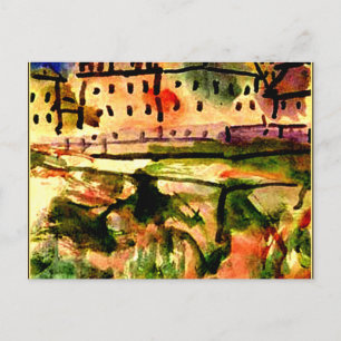 Klee - Houses Near the Gravel Pitt Postcard