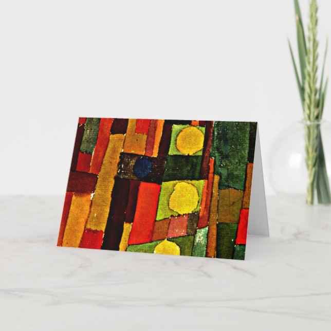 Klee - In the Style of Kairouan, Card (Front)