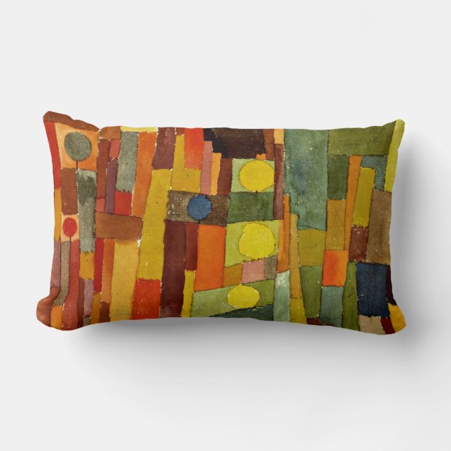 Klee - In the Style of Kairouan Lumbar Pillow (Front)