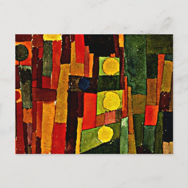 Klee - In the Style of Kairouan Postcard (Front)