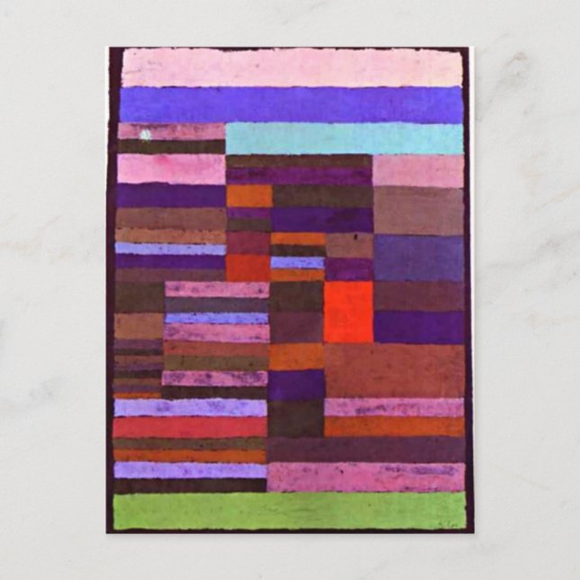 Klee - Individualized Altimetry of Stripes Postcard (Front)