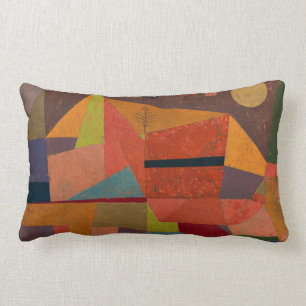 Klee - Joyful Mountain Landscape Lumbar Pillow