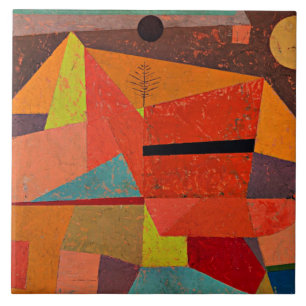 Klee - Joyful Mountain Landscape Tile