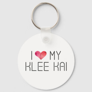 Klee Kai Love Quote Keychain