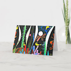 Klee - Landscape with Yellow Birds Card