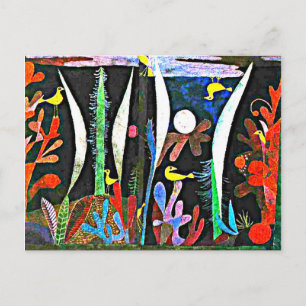 Klee - Landscape with Yellow Birds Postcard