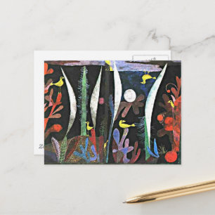 Klee - Landscape with Yellow Birds Postcard