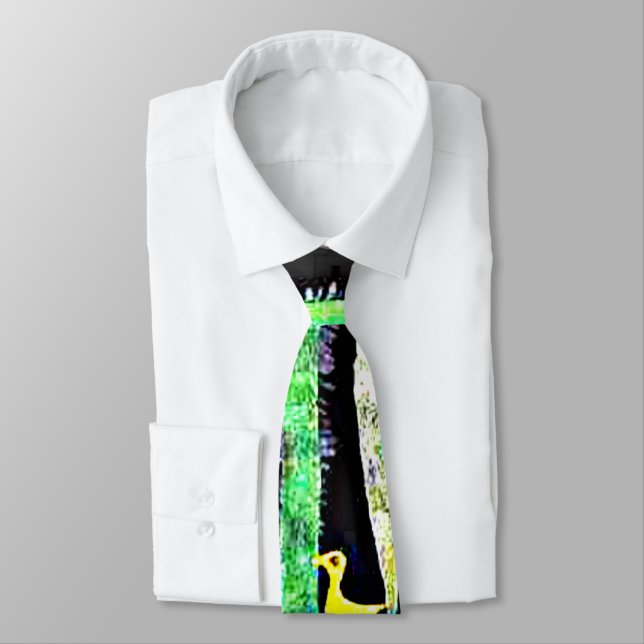 Klee - Landscape with Yellow Birds Tie (Tied)