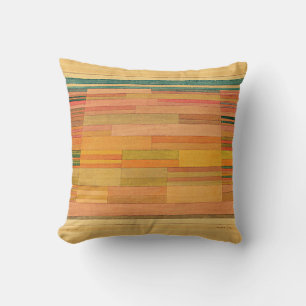 Klee - Measured Fields Throw Pillow