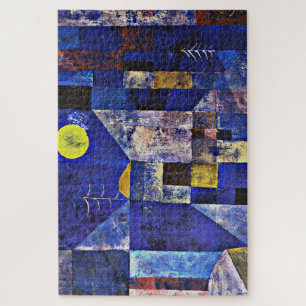 Klee - Moonlight, abstract art, Jigsaw Puzzle
