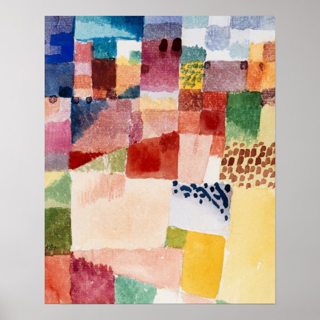 Klee - Motif de Hammamet Poster (Devant)