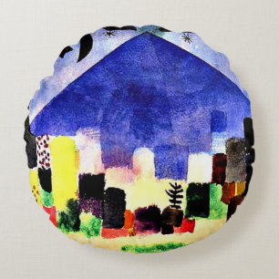 Klee - Mount Niesen Round Pillow