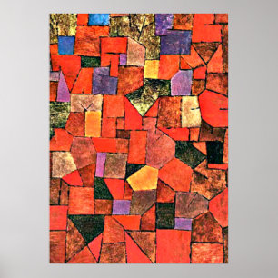 Klee - Mountain Village Autumnal Poster
