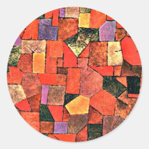 Klee - Mountain Village Classic Round Sticker