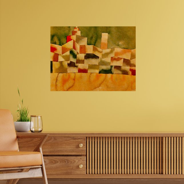 Klee - Oriental Architecture Poster (Living Room 2)