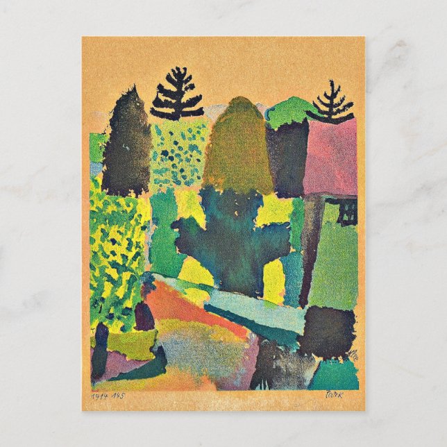 Klee - Park,  Holiday Postcard (Front)