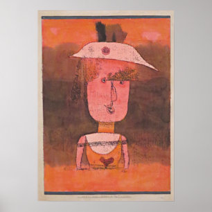 Klee - Portrait of Mrs. P. in the South Poster