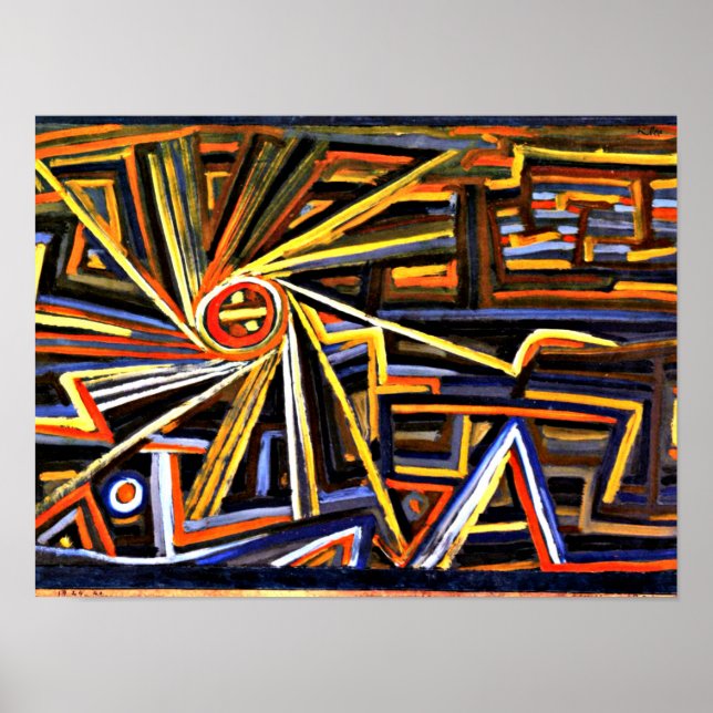 Klee - Radiation and Rotation Poster (Front)