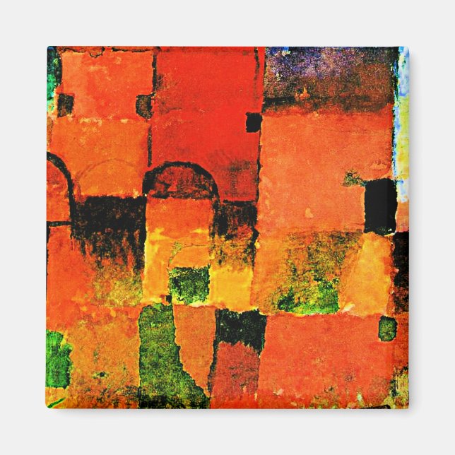 Klee - Red and White Domes 2021 large Magnet (Front)