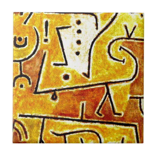 Klee - Red Waistcoat Tile (Front)