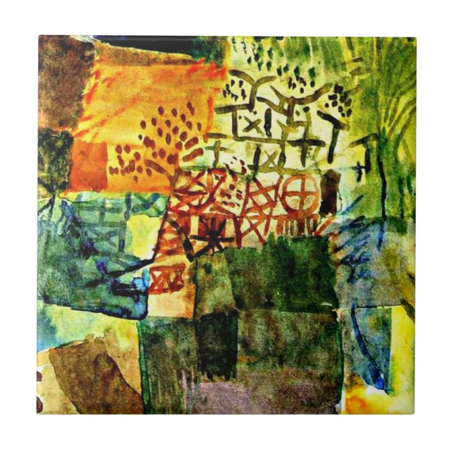 Klee - Remembrance of a Garden Tile (Front)