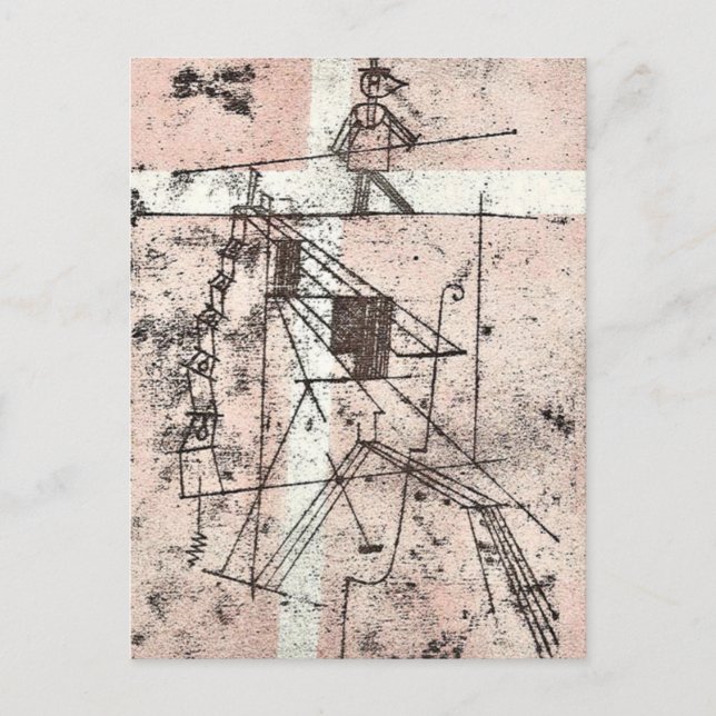 Klee - Rope Dancer Postcard (Front)