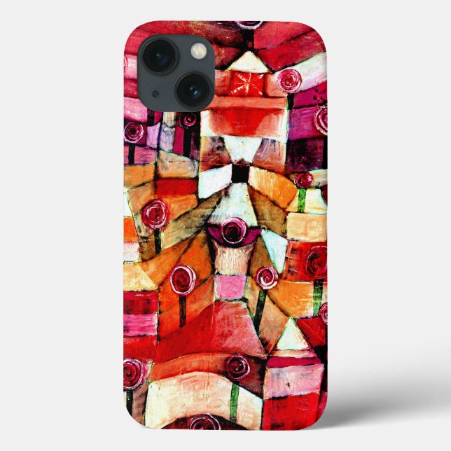 Klee - Rose Garden, abstract art, Case-Mate iPhone Case (Back)