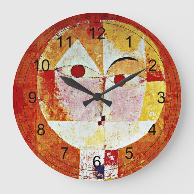 Klee - Senecio Large Clock (Front)
