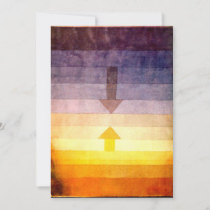 Klee - Separation in the Evening-1922 Card