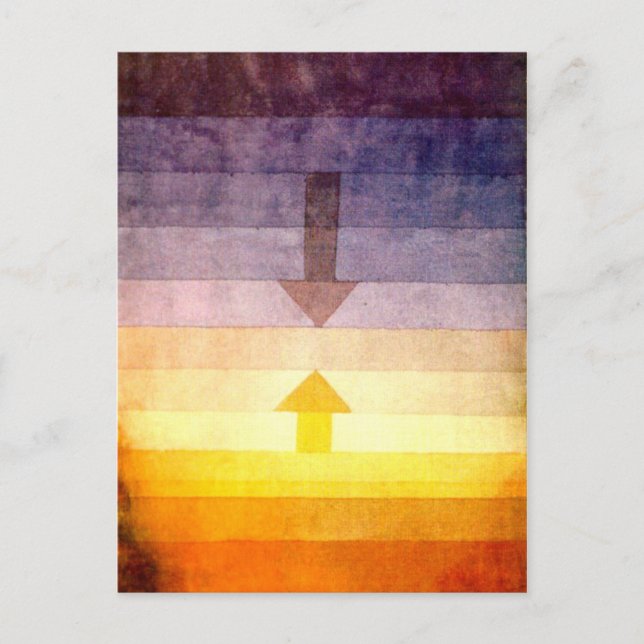 Klee - Separation in the Evening Postcard (Front)