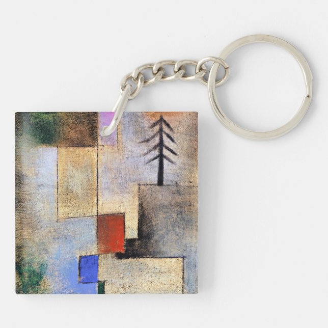 Klee - Small Fir Picture Keychain (Back)