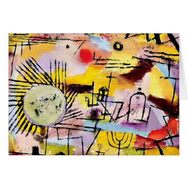 Klee - Soleil levant (Devant horizontal)
