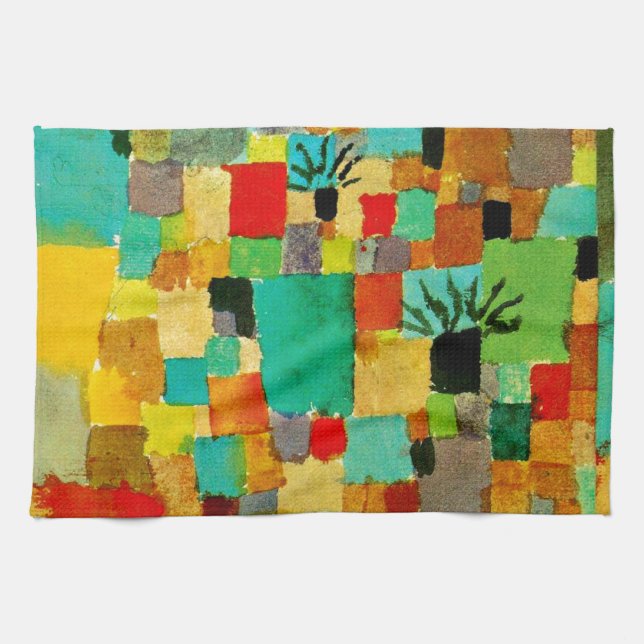 Klee - Southern (Tunisian) Garden Kitchen Towel (Horizontal)