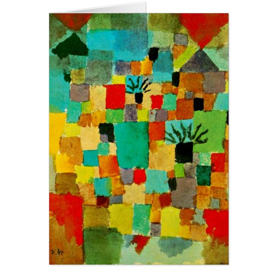 Klee - Southern (Tunisian) Gardens Card