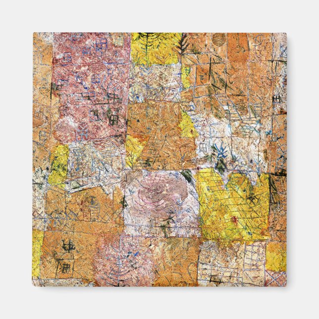 Klee - Suburban Idyll (garden city idyll) Magnet (Front)