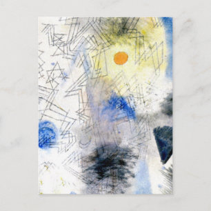 Klee - Targets in the Fog Postcard