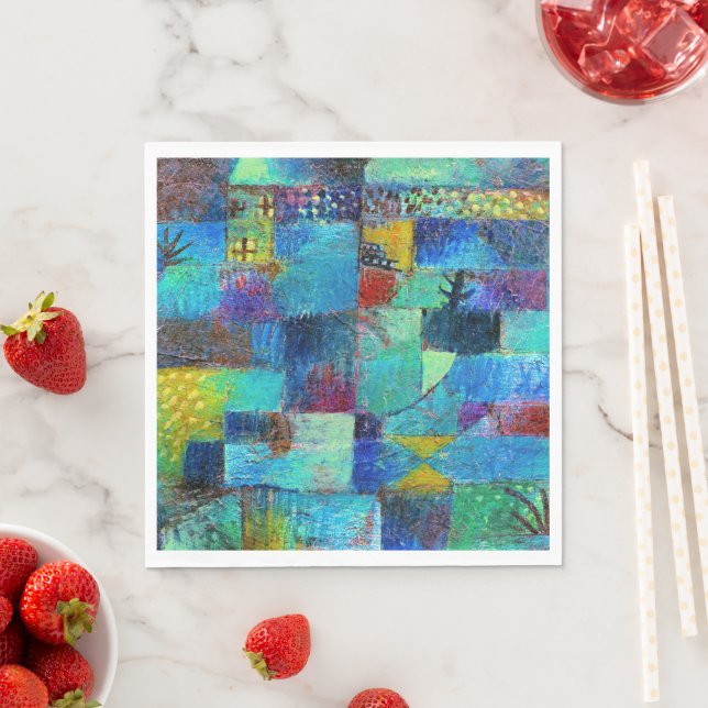 Klee - Terraced Garden Napkin (Insitu)