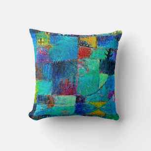 Klee - Terraced Gardens Throw Pillow