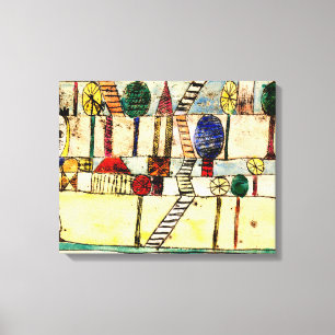 Klee - The Crazy Village Canvas Print