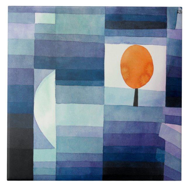 Klee - The Harbinger of Autumn Tile (Front)