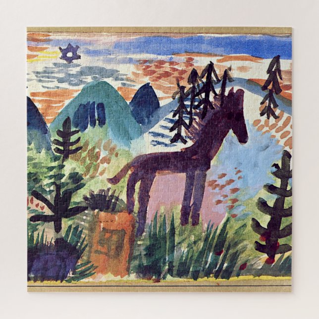Klee - The Horse Jigsaw Puzzle (Vertical)