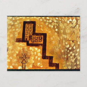 Klee - The House on High Postcard