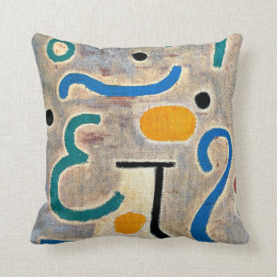 Klee: The Vase abstract art Throw Pillow