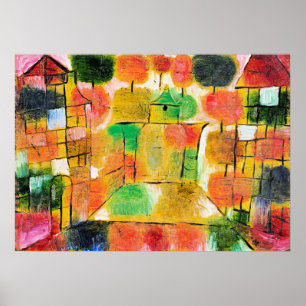 Klee - Tree and Architecture  Poster