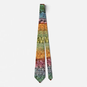Klee - Tree Nursery, famous painting,  Tie