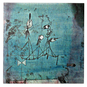 Klee - Twittering Machine Tile
