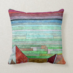Klee - View into the Fertile Country Throw Pillow