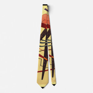 Klee - Warm, colourful abstract art Tie