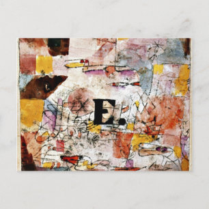 Klee - Waterfowl - Duck painting Postcard